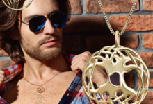 Buy Gold Pendant Online: Tree of Life Pendant With Bible Inside by My Nano Jewelry