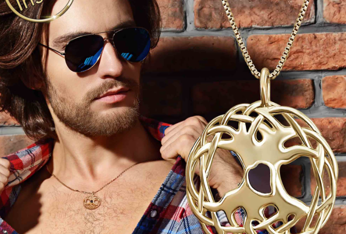 Buy Gold Pendant Online: Tree of Life Pendant With Bible Inside by My Nano Jewelry