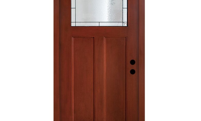 Craftsman Front Door: Durability Meets Aesthetic